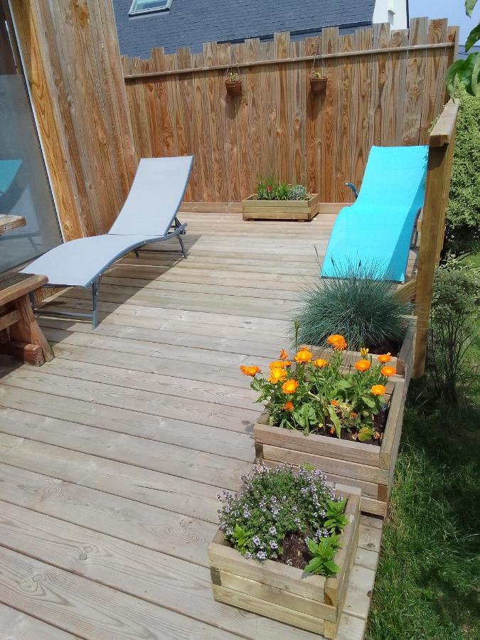 Tiny House Dans Jardin Arbore Perros-Guirec Luaran gambar